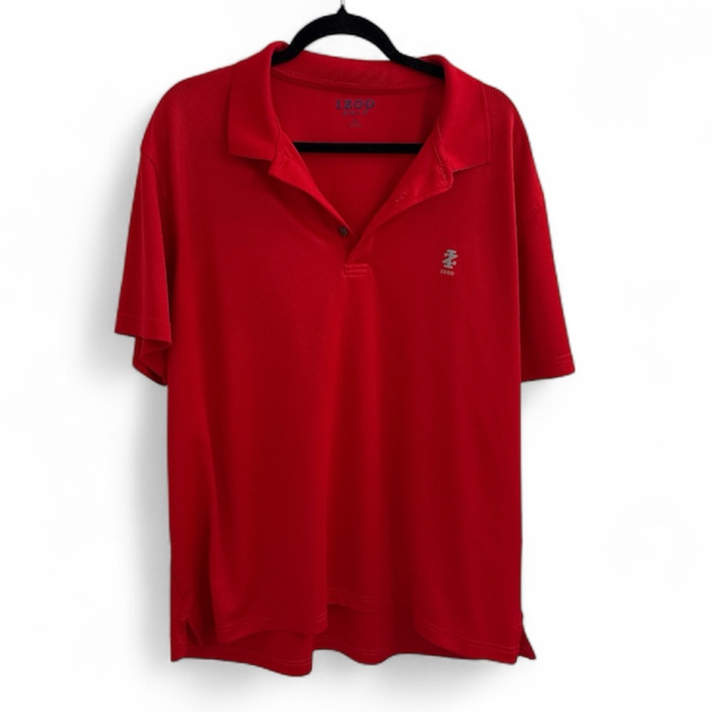 Izod Vibrant Red Polo Golf Shirt